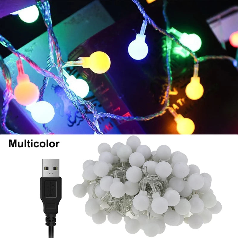 Outdoor Waterproof LED Festoon String Lights – Warm White
