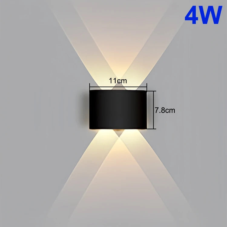Up & Down LED Wall Light – Indoor & Outdoor Waterproof