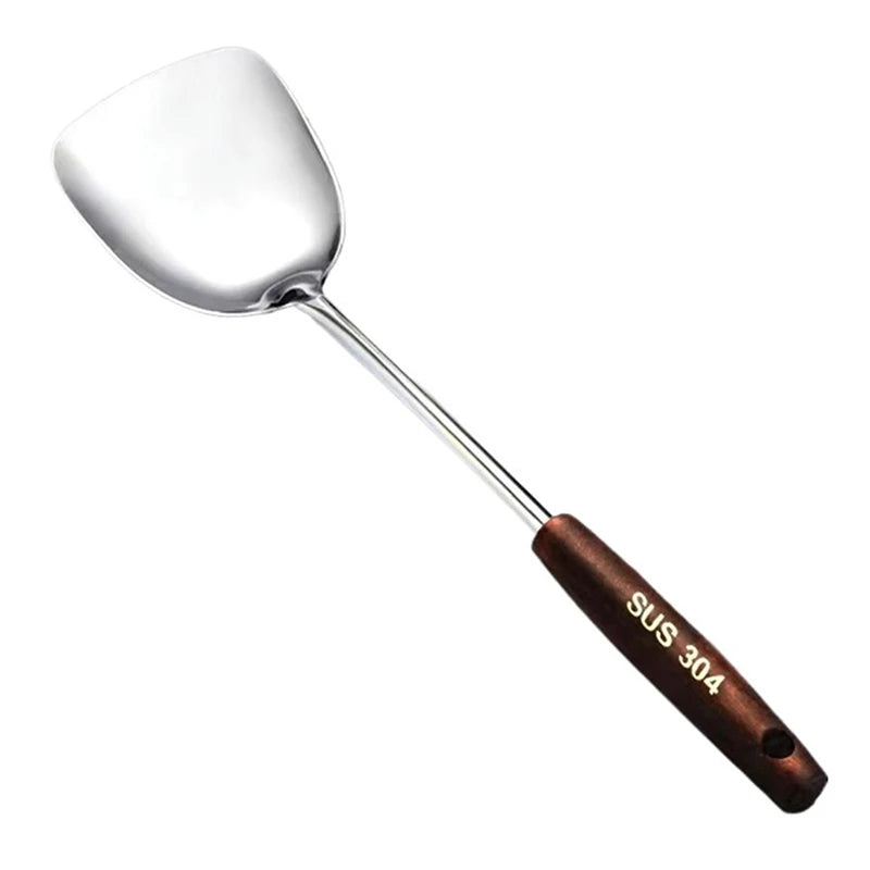 Iron Wok Spatula & Ladle Kitchen Tool Set