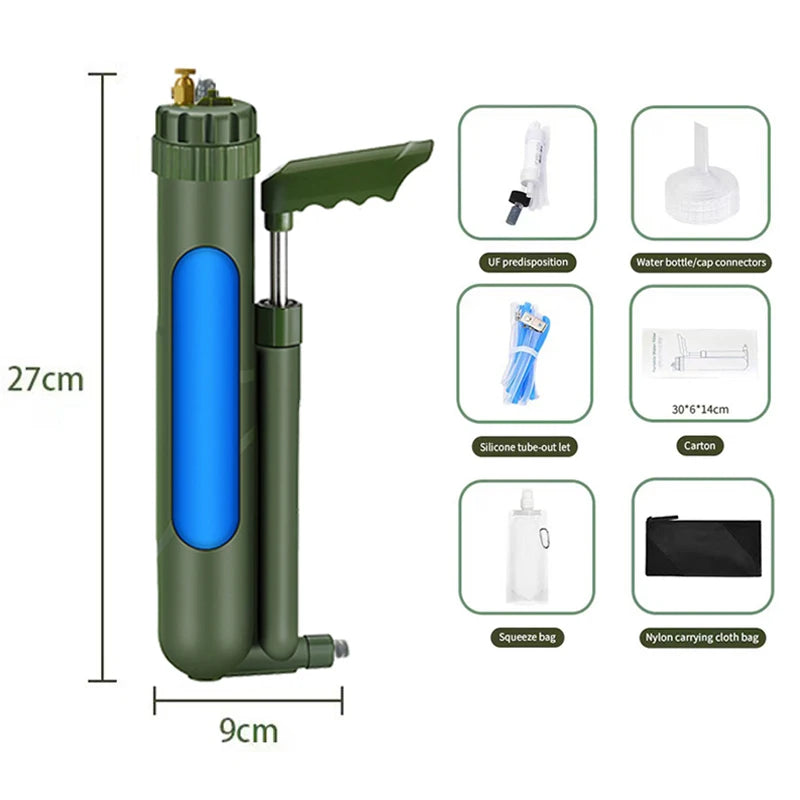 Portable RO Hand Pump Water Filter Purifier