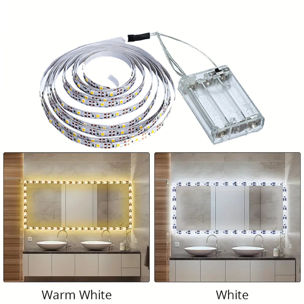 Battery-Powered Flexible LED Strip Light