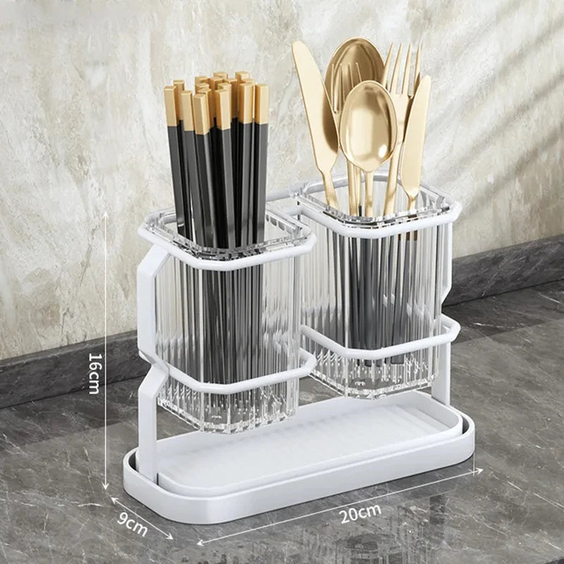 Wall-Mounted Kitchen Utensil Organizer