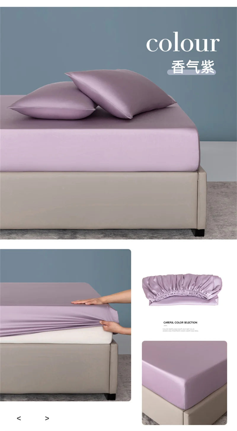 Organic Bamboo Silky Fitted Bed Sheet