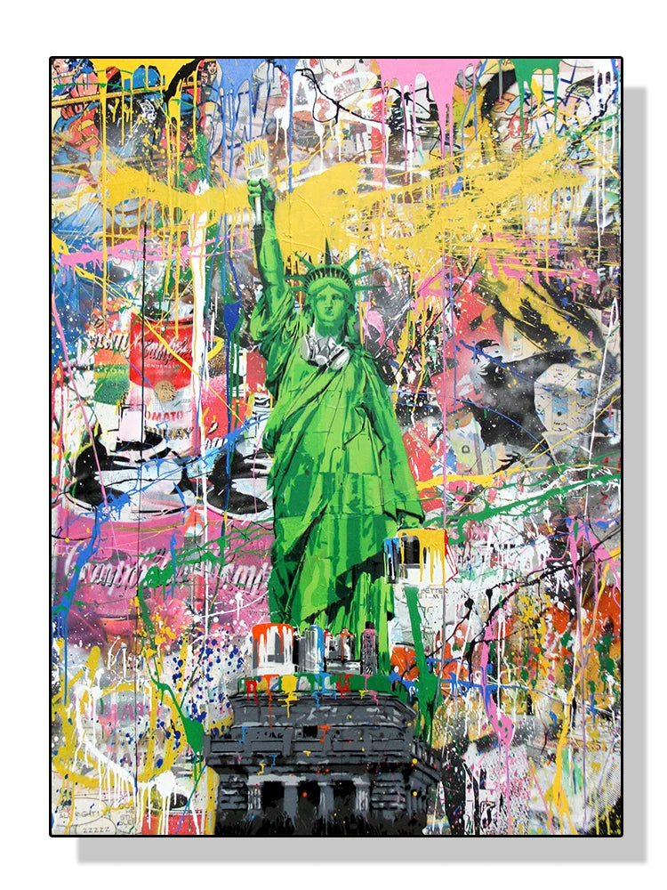Banksy Graffiti Street Art Canvas Print