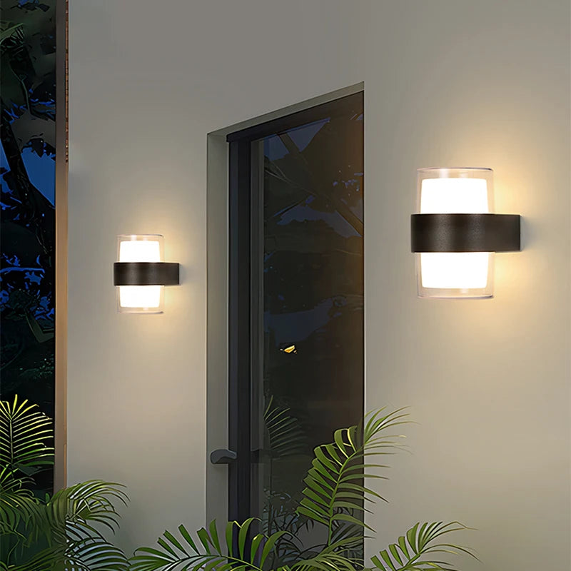 Modern LED Outdoor Courtyard Wall Lamp – Waterproof