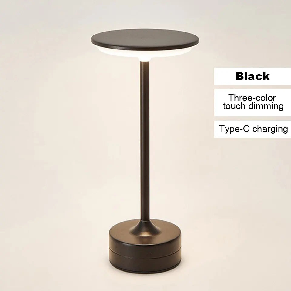 LED Touch Sensor Table Lamp – USB Rechargeable