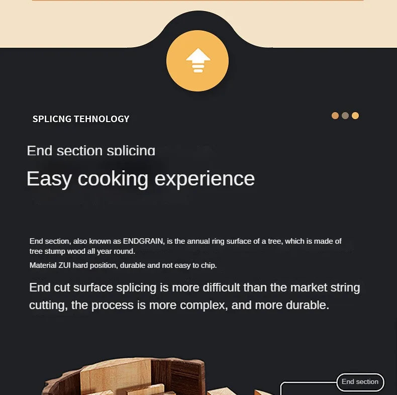 Acacia Wood Double-Sided Chopping Board
