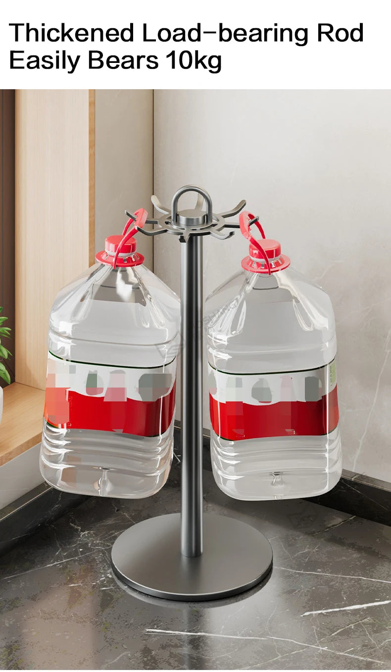 Rotating Kitchen Utensil Stand – 8 Hooks