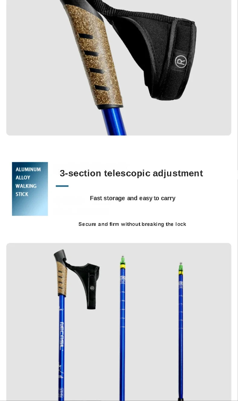 Nordic Lightweight Locking Trekking Poles