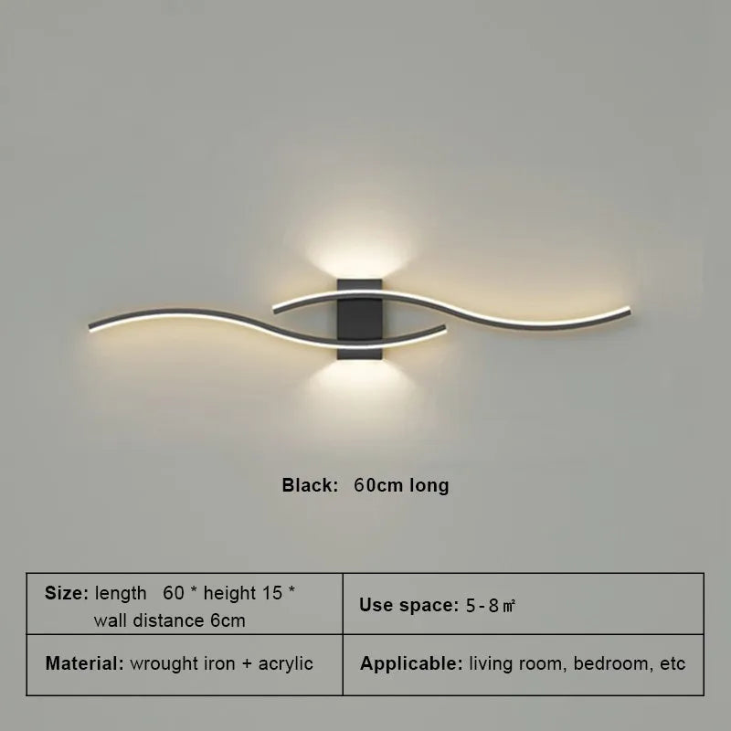 LED Strip Wall Lamp – TV Background & Living Room