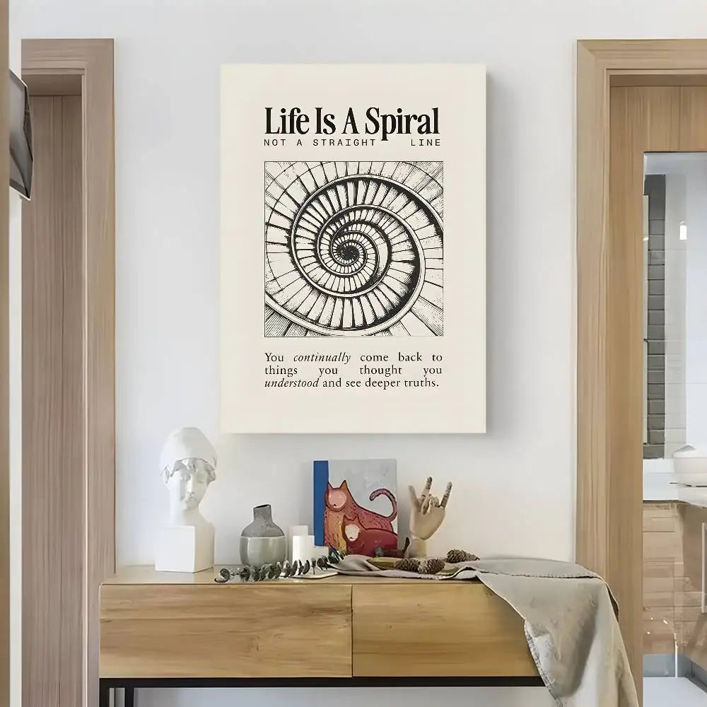 Life Attitude Quotes Waterproof Wall Poster