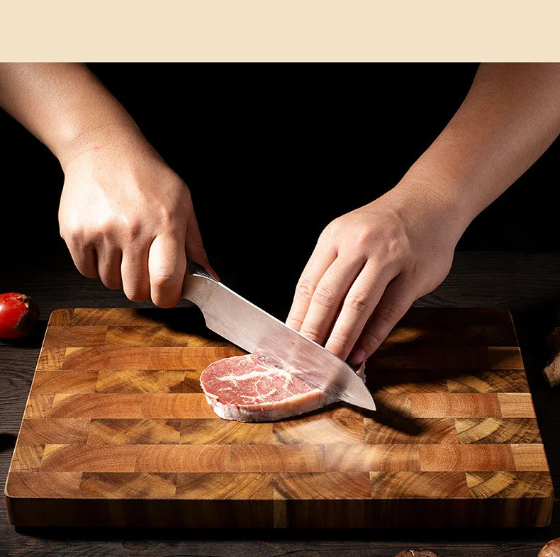 Acacia Wood Double-Sided Chopping Board