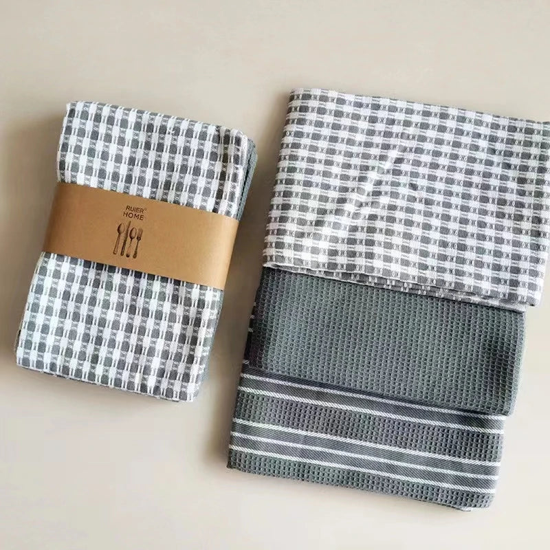 Natural Cotton Classic Tea Towels – 3 Pack