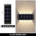 Solar Outdoor Wall Lamp – Warm White Waterproof