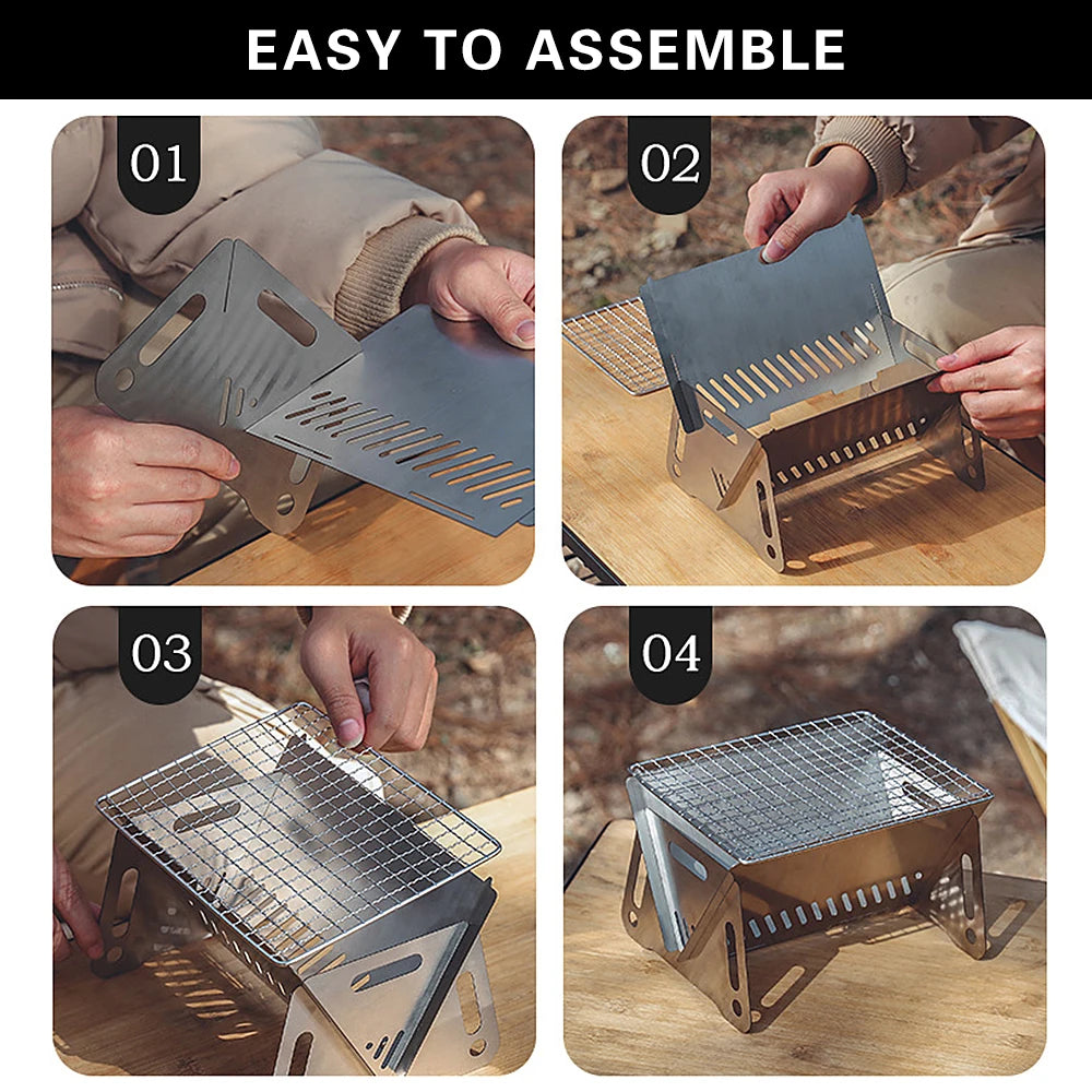 Portable Wood Burning Camping Stove
