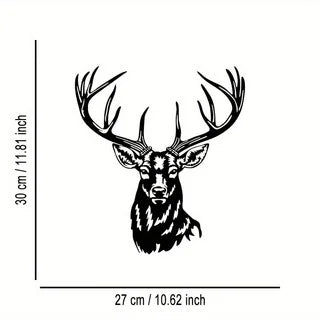 Elegant Deer Metal Wall Art