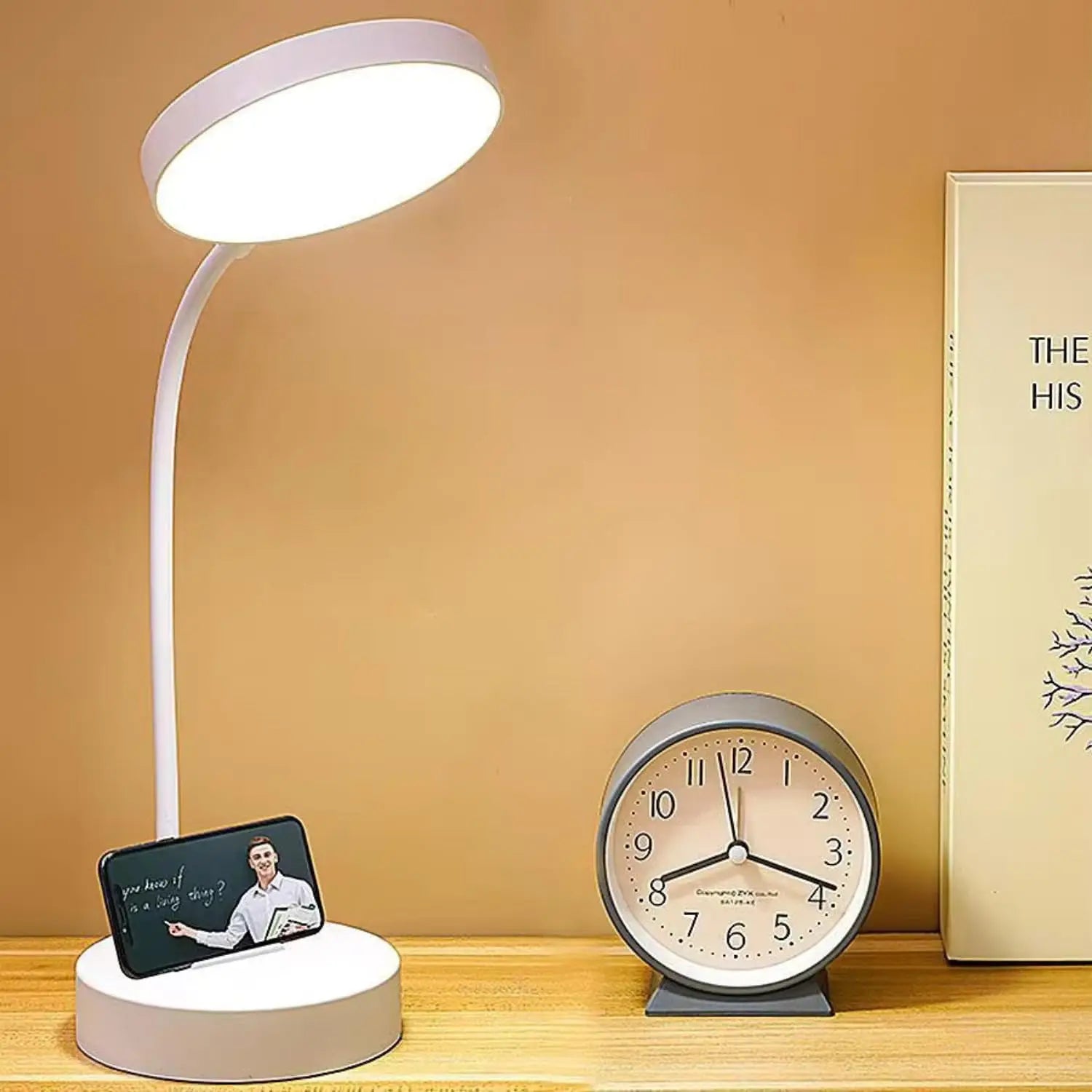 USB Gooseneck LED Desk Lamp – 3 Brightness