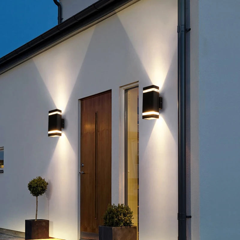Modern LED Outdoor Courtyard Wall Lamp – Waterproof