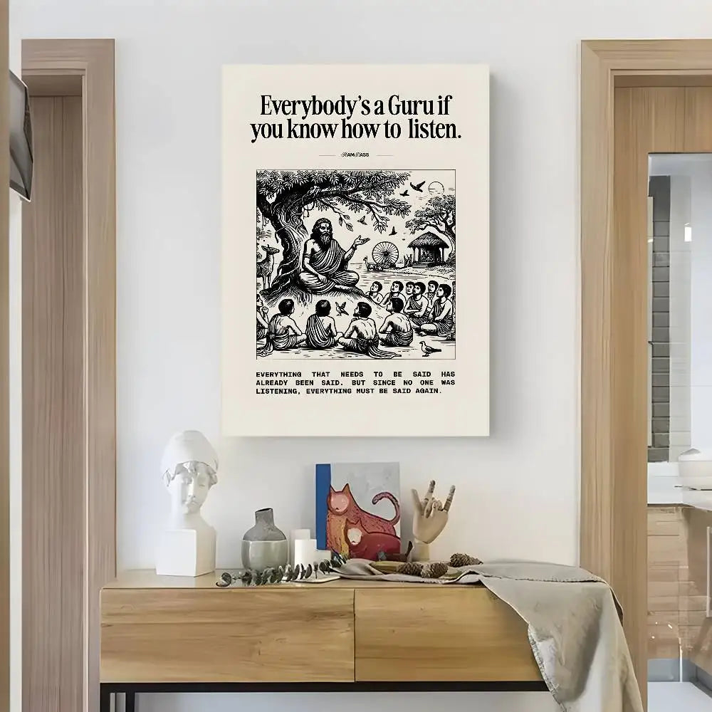 Life Attitude Quotes Waterproof Wall Poster