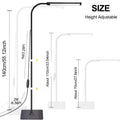 Dimmable Gooseneck LED Floor Lamp – Bedroom & Office