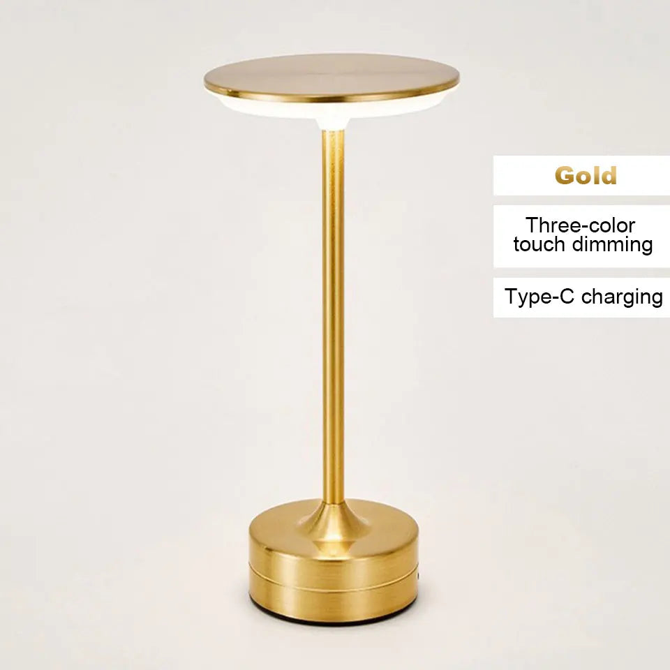 LED Touch Sensor Table Lamp – USB Rechargeable