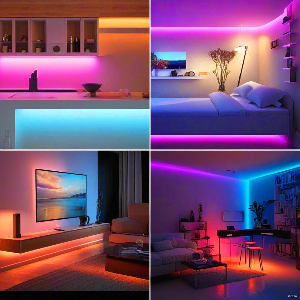 220V Flexible Adhesive LED Strip Light