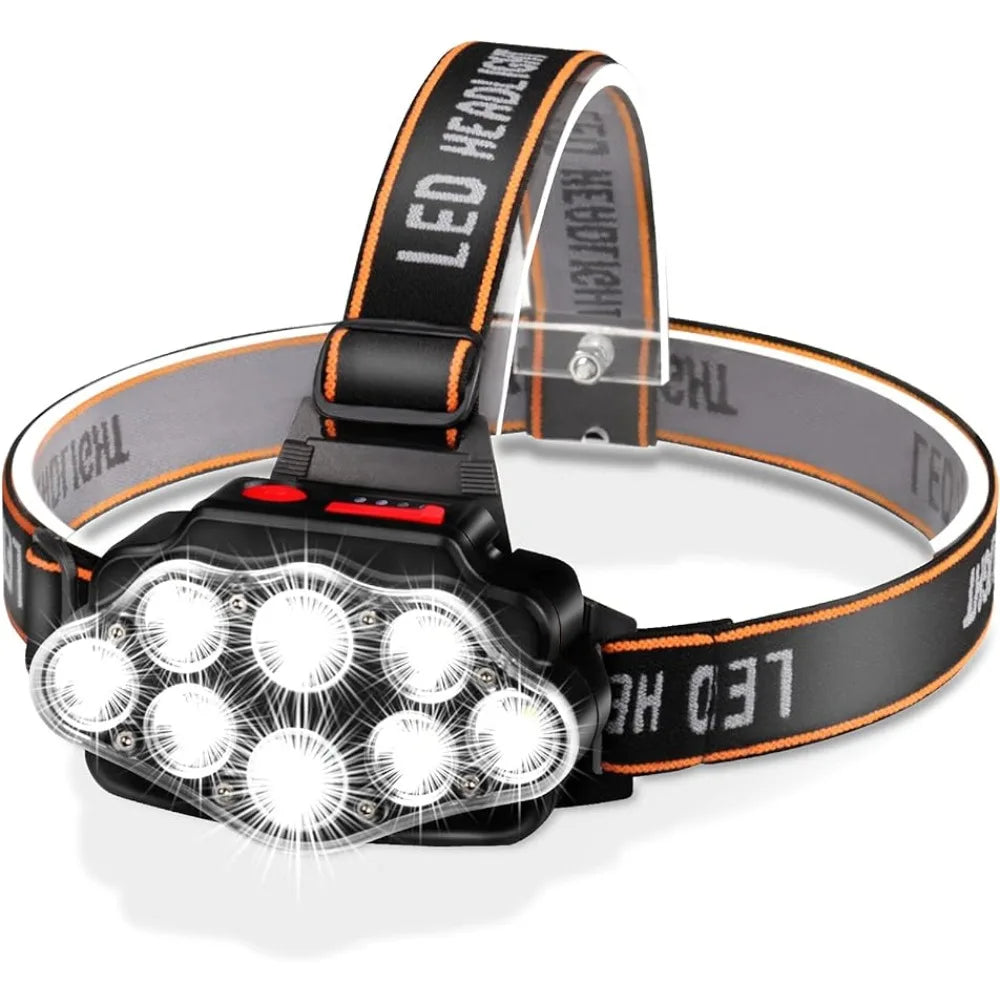 USB Rechargeable Waterproof LED Headlamp