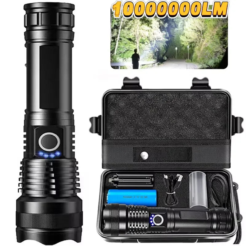 High Lumens Rechargeable IPX6 LED Flashlight