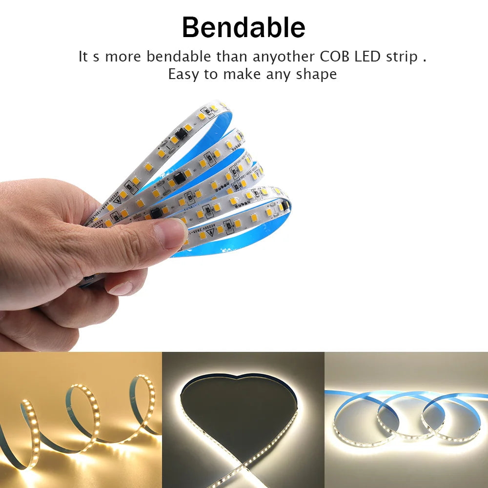 220V Flexible Adhesive LED Strip Light