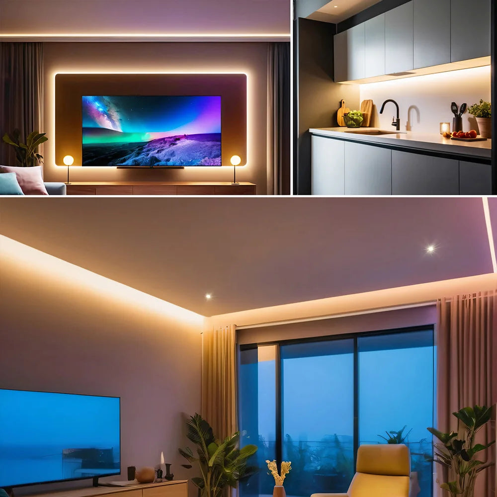 220V Flexible Adhesive LED Strip Light