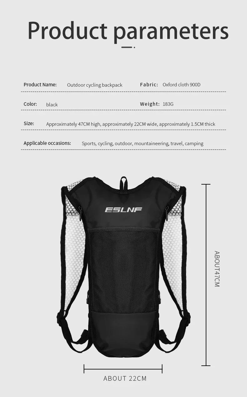Durable Cycling Hydration Running Backpack
