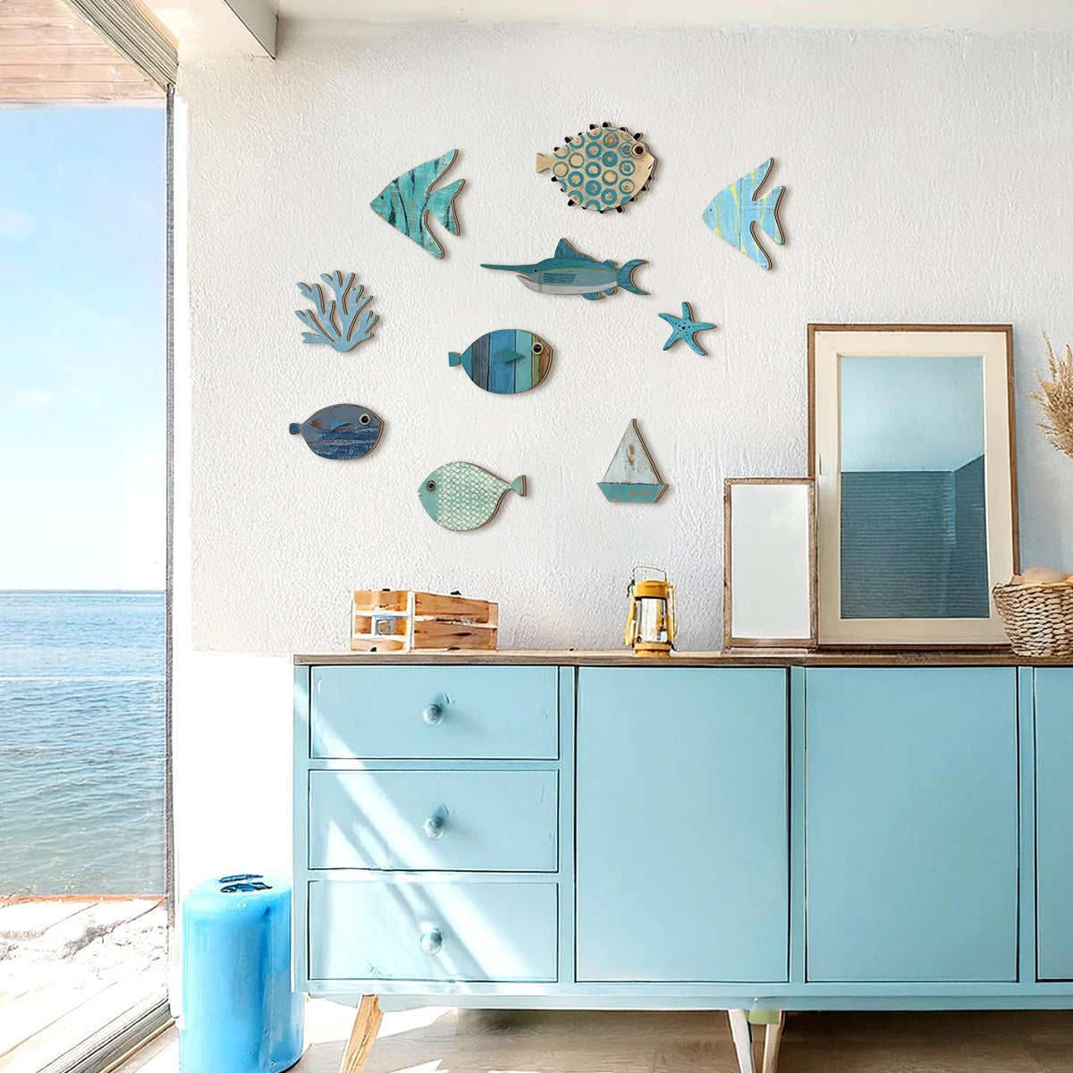 Coastal Ocean Wall Decor Set