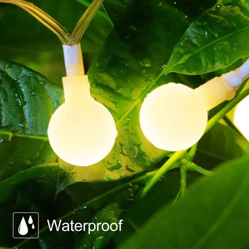 Outdoor Waterproof LED Festoon String Lights – Warm White