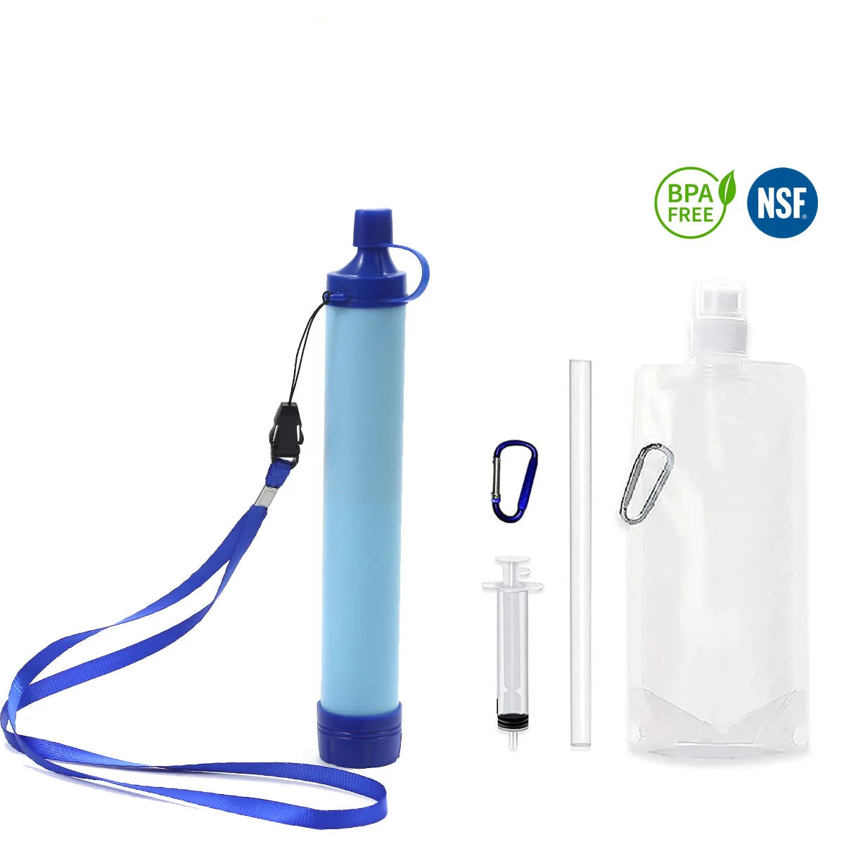 Compact Survival Water Purifier for Camping