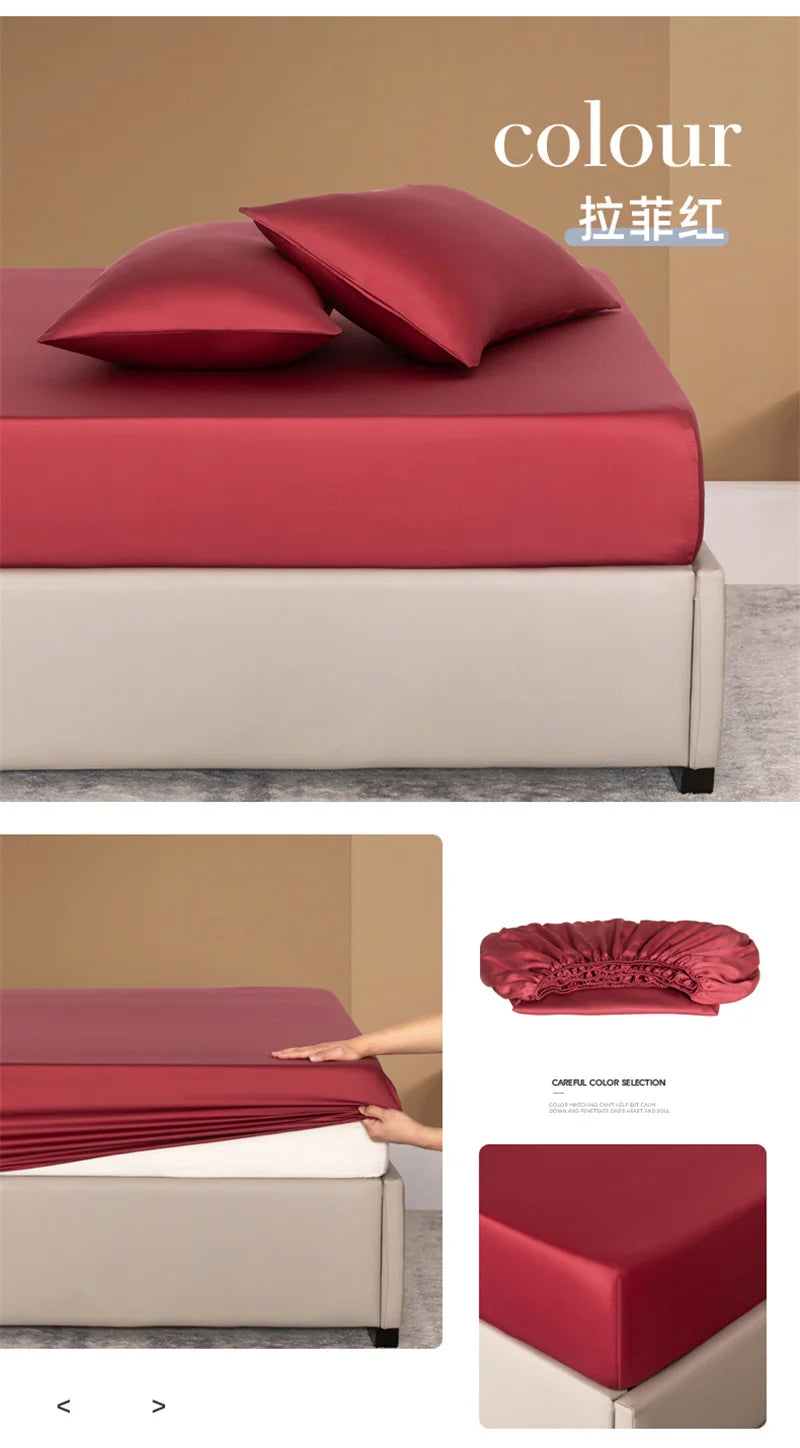 Organic Bamboo Silky Fitted Bed Sheet