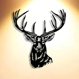 Elegant Deer Metal Wall Art