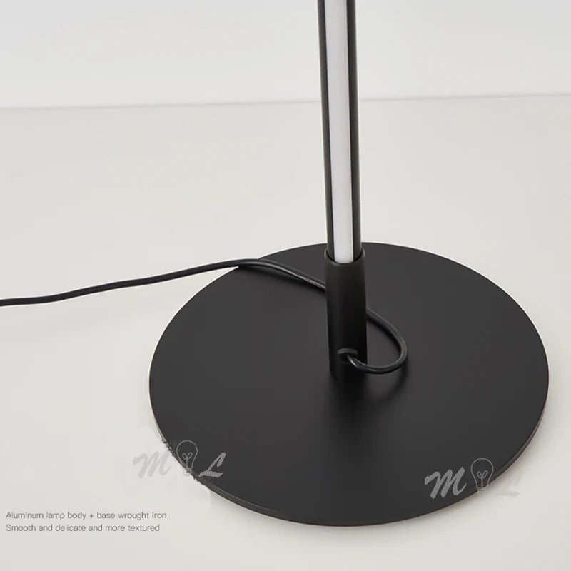 Nordic Gold Minimalist LED Floor Lamp