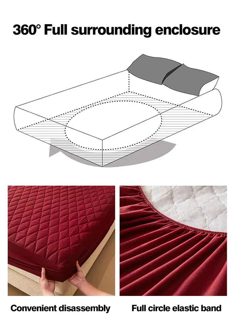 Waterproof Thick Mattress Cover – All Sizes