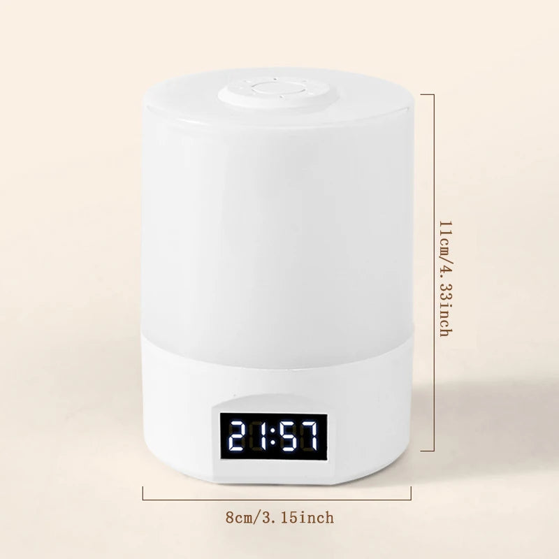 LED Touch Desk Lamp with Clock & Calendar