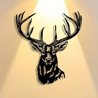Elegant Deer Metal Wall Art