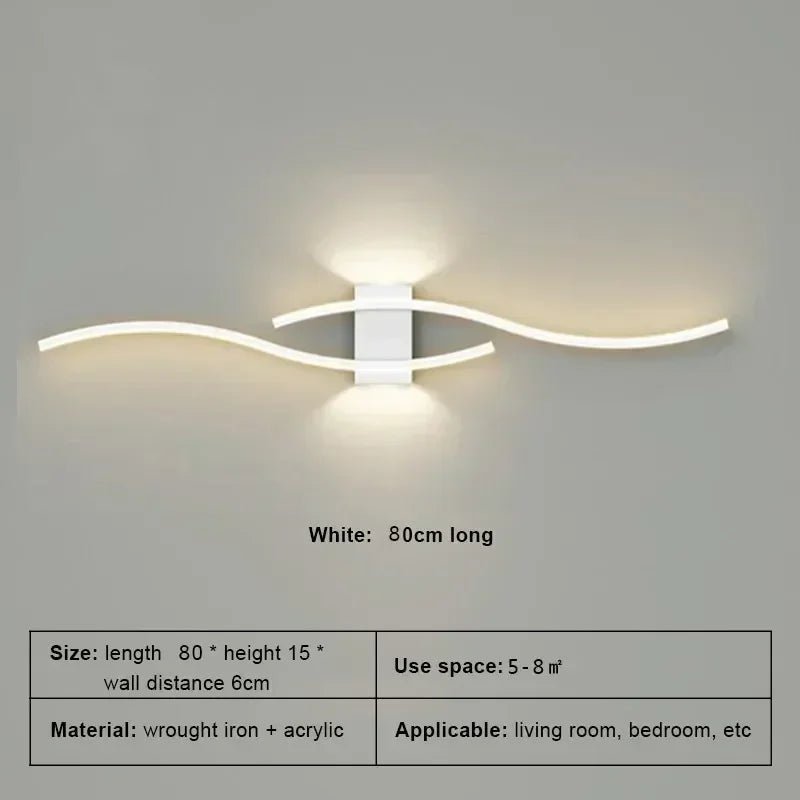 LED Strip Wall Lamp – TV Background & Living Room