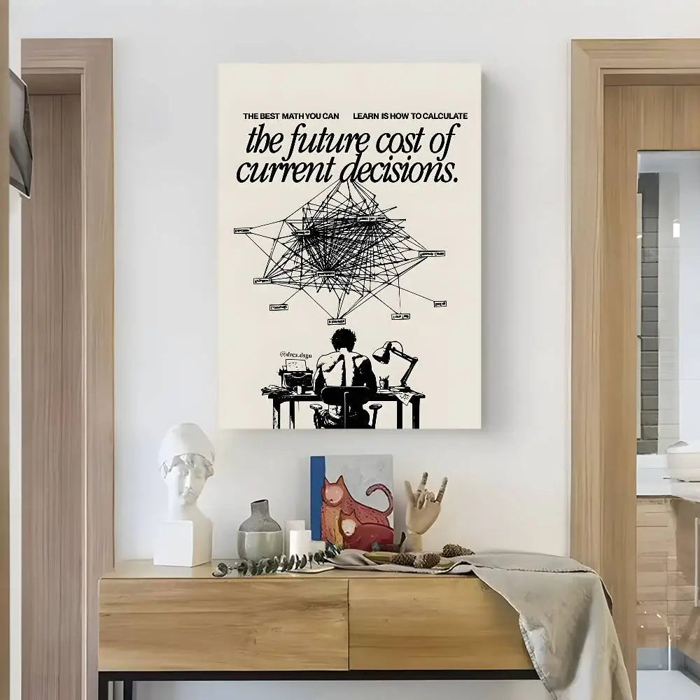 Life Attitude Quotes Waterproof Wall Poster