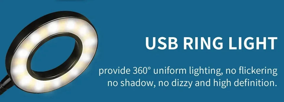 USB Clip-On LED Desk Lamp – 3 Colours