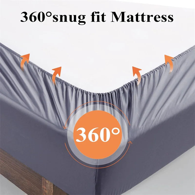 Organic Bamboo Silky Fitted Bed Sheet
