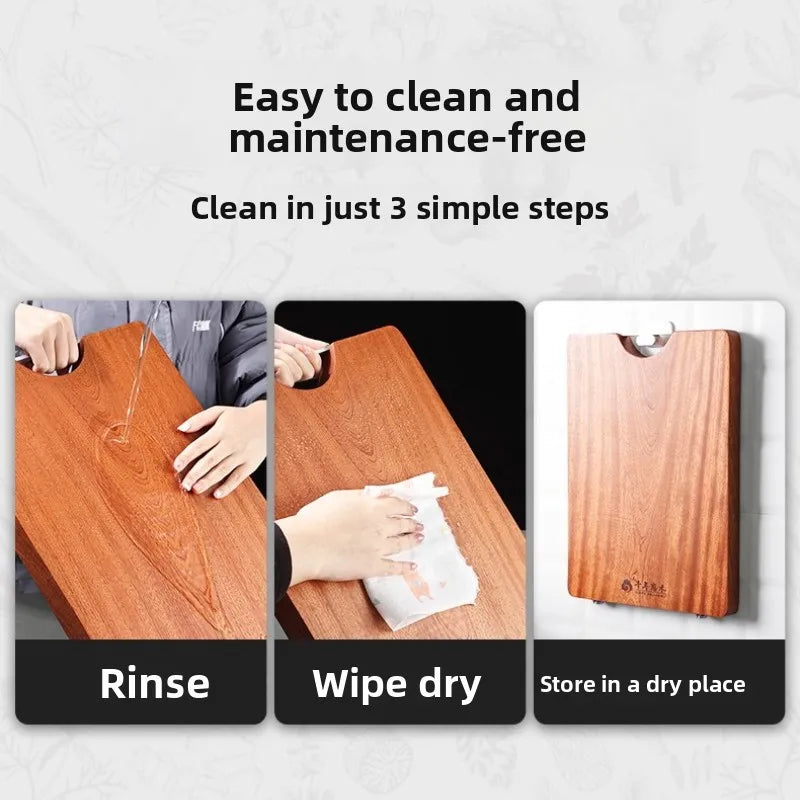 Ebony Double-Sided Solid Wood Cutting Board
