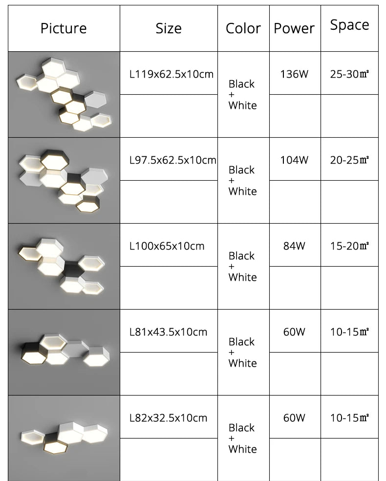 Luxurious LED Chandelier – Living Room Ceiling Light