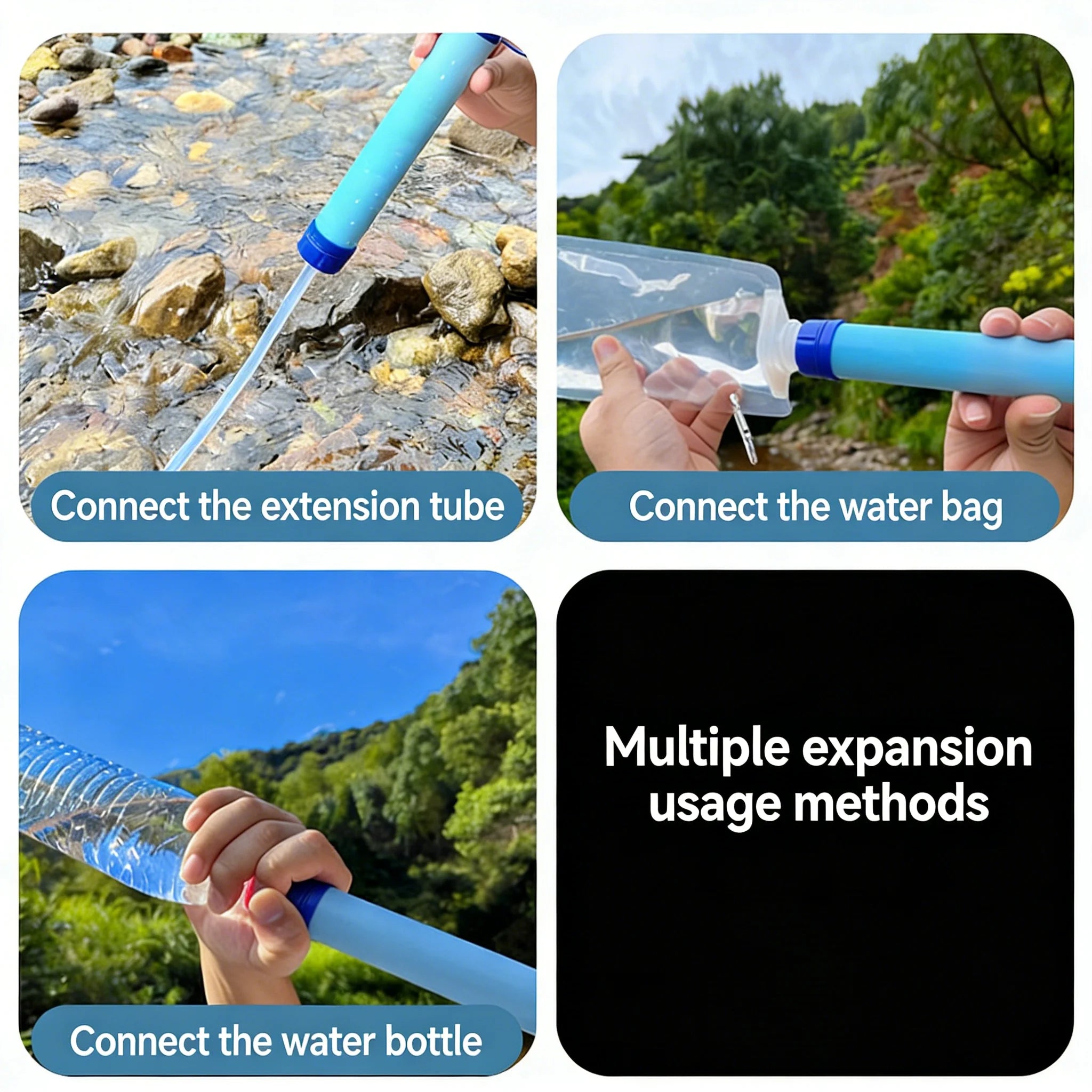 Compact Survival Water Purifier for Camping