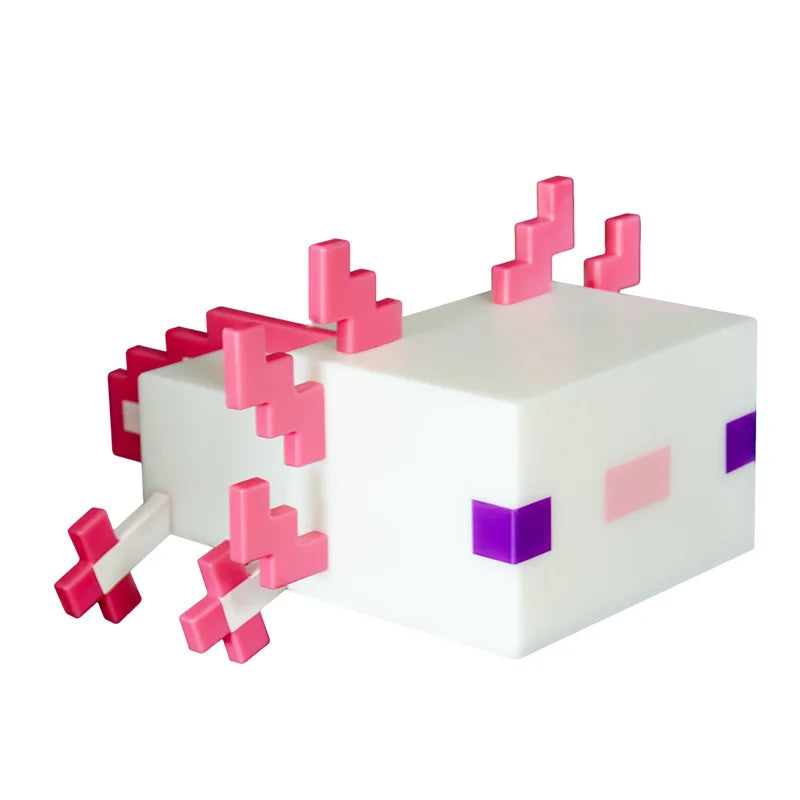 Minecraft Axolotl Color-Changing Lamp