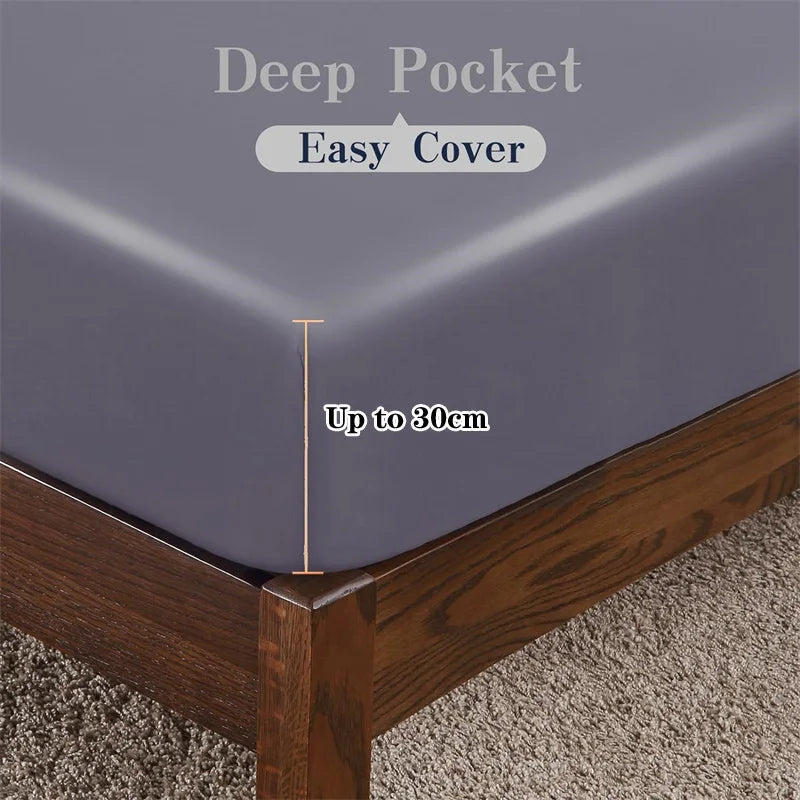 Organic Bamboo Silky Fitted Bed Sheet