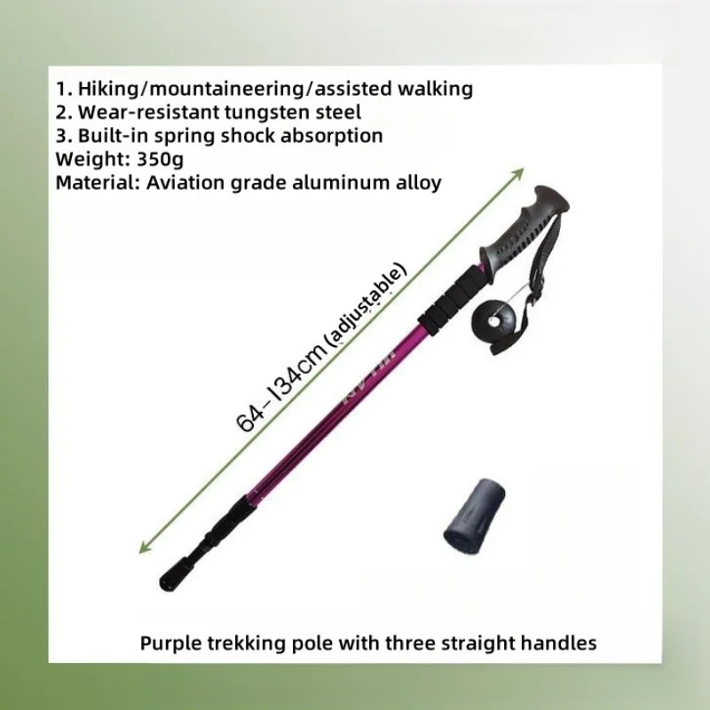 Collapsible Anti-Shock Hiking Trekking Poles